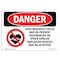 Signmission OSHA Danger Sign, High Magnetic Fields Pacemakers, 7in X 5in Decal, 5" W, 7" L, Landscape OS-DS-D-57-L-1662 - alternate 1